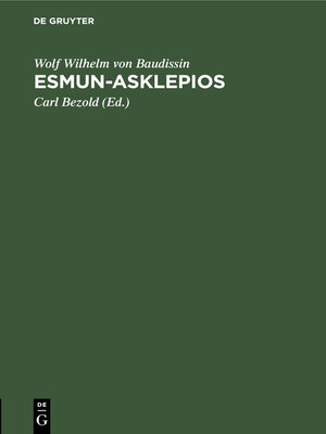 cover image of Esmun-Asklepios